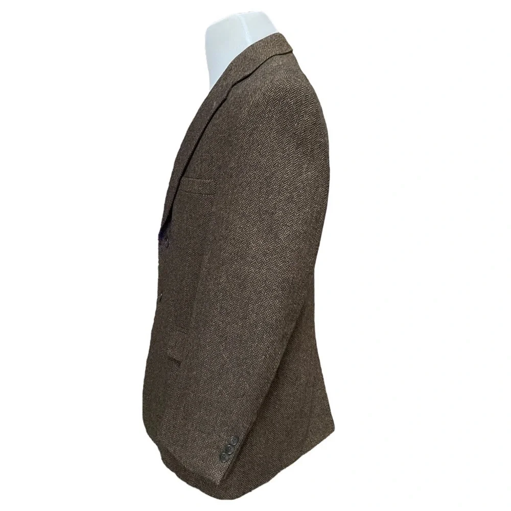 Vintage by Towncraft‎ Two Button Tweed Wool Blazer Sport Jacket Size: 42R